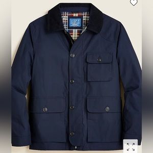 Utility jacket in Kinloch cloth / Size M / Navy Blue / Like New Condition